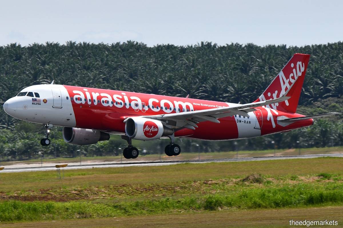 AirAsia last month reported its seventh consecutive quarterly loss and said it was continuing efforts to secure more liquidity. (Photo by Mohd Suhaimi Mohamed Yusuf/The Edge)